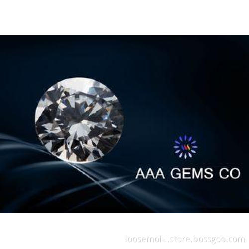 Classics Round Shape Loose Moissanite Stones In White Size
